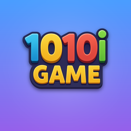 1010i 앱 아이콘 — 알록달록한 1010i GAME 로고 레터링